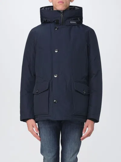 WOOLRICH COAT WOOLRICH MEN COLOR BLUE,H26498009
