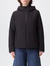 Woolrich "firth Down" Short Parka In Black