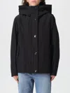 Woolrich Coat  Woman Color Black In Black