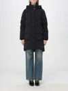 Woolrich Hooded Down Jacket In Schwarz