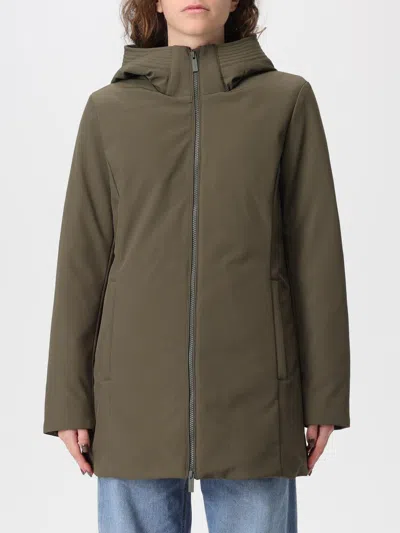 WOOLRICH COAT WOOLRICH WOMAN COLOR GREEN,436133012