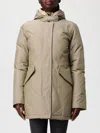 Woolrich Coat  Woman Color Sand In Gray