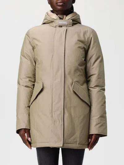 Woolrich Coat  Woman Color Sand In Gray