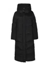 Woolrich Aurora Hooded Padded Coat In Black
