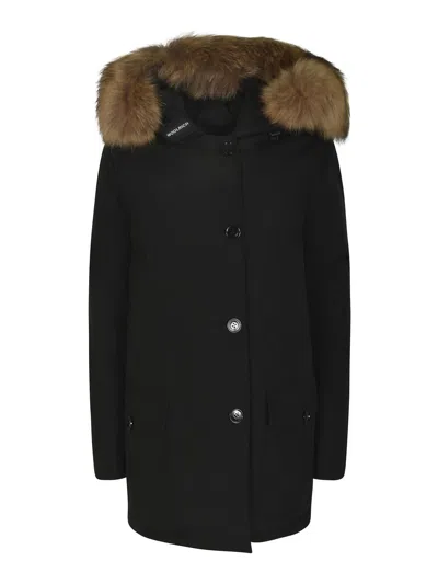 WOOLRICH ABRIGO CORTO - NEGRO