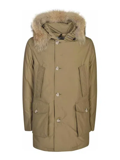 Woolrich Coatbrown In Brown