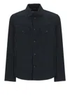 Woolrich Overshirt In Light Ramar In Blue