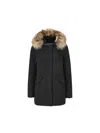 Woolrich Parka Arctic Con Pelliccia Removibile Nero In Blue