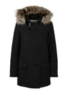 Woolrich Arctic Detachable Fur Parka In Black