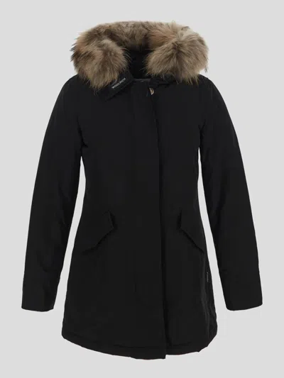 Woolrich Coats In Black