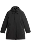 Woolrich Layered Coat In Black