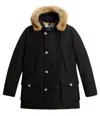 Woolrich Arctic Anorak Parka In Black