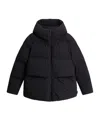 Woolrich Madison Short Down Jacket In Black