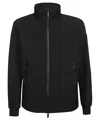 Woolrich Giubbino Soft Shell Pacific Nero In Black