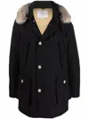 Woolrich Arctic Anorak Down Jacket In Black