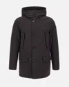 Woolrich Arctic Stretch Down Parka In Black