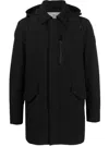 Woolrich Coats Black In Black