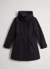 Woolrich Ramar Cloth Three-in-one Parker Coat In Black