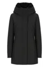 Woolrich Luxe Puffy Prescott Parka In Black