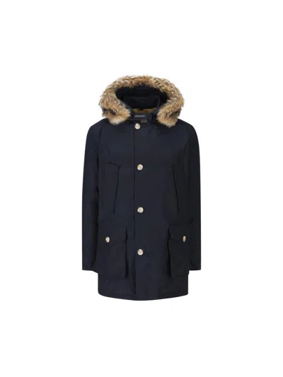 Woolrich Coats In Blue