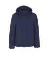 Woolrich Stretch Heavy Jacket In Blue