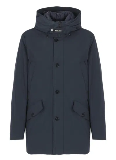 Woolrich Coats In Blue