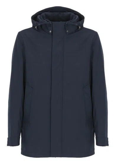 Woolrich Coats In Blue