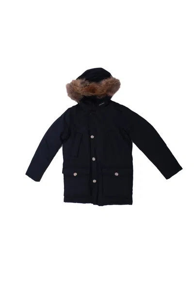 Woolrich Coats Blue In Blu Blu E Verdi