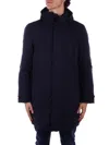 Woolrich Coats Blue In Blu Blu E Verdi