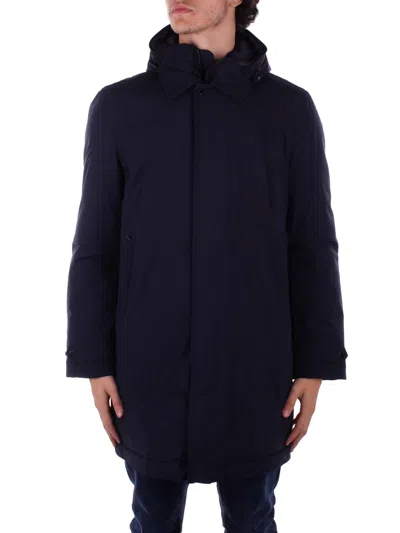 Woolrich Coats Blue In Blu Blu E Verdi