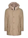 Woolrich Abrigo Alcochado - Gris Claro In Brown
