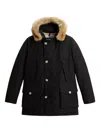 Woolrich Coffee Cotton Polyester Coat In Brown