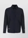 Woolrich Collared Windbreaker With Side Pockets And Water-resistant