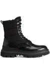 Woolrich Black Padded Ankle Boot In Black