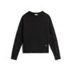 Woolrich Comfort Wool Cash Crewneck In Black