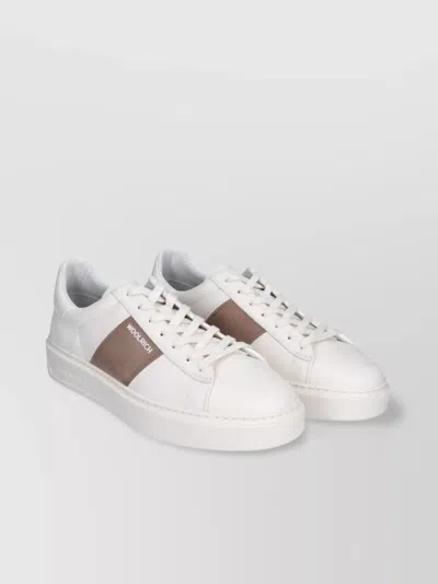 WOOLRICH CONTRAST PANEL FLAT SOLE SNEAKER