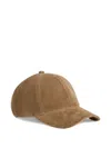 Woolrich Corduroy Baseball Cap In Brown