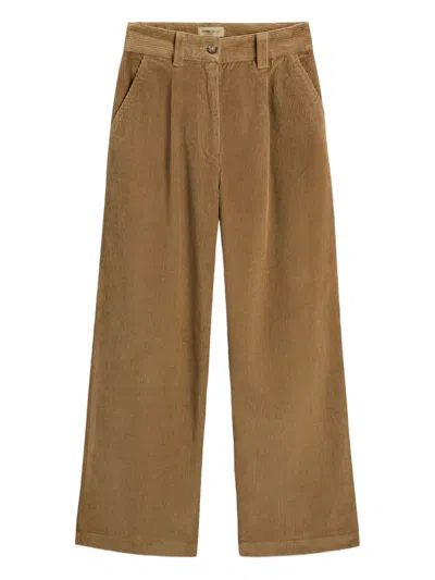Woolrich Corduroy Pants In Brown