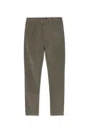 Woolrich Milton Pleated Drawstring Trousers In Green