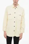 Woolrich Corduroy Saharan Shirt In White