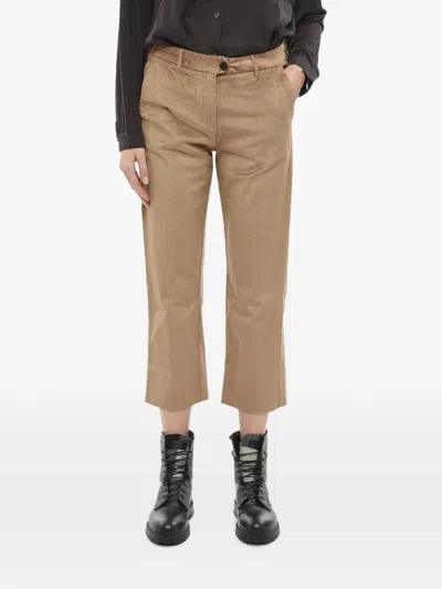 Woolrich Corduroy Trousers In Neutrals