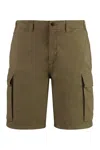 Shop Woolrich Cotton Bermuda Shorts