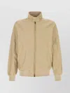 Woolrich Sand Cotton Blend Cruiser Bomber Jacket