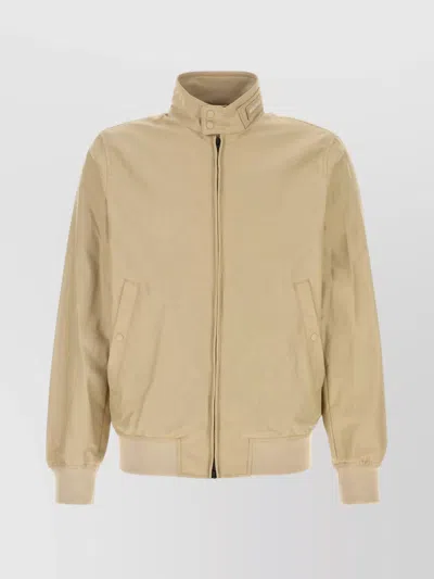 WOOLRICH COTTON BLEND CRUISER BOMBER JACKET