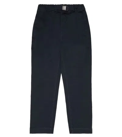 Woolrich Kids' Jogginghose Aus Einem Baumwollgemisch In Melton Blue