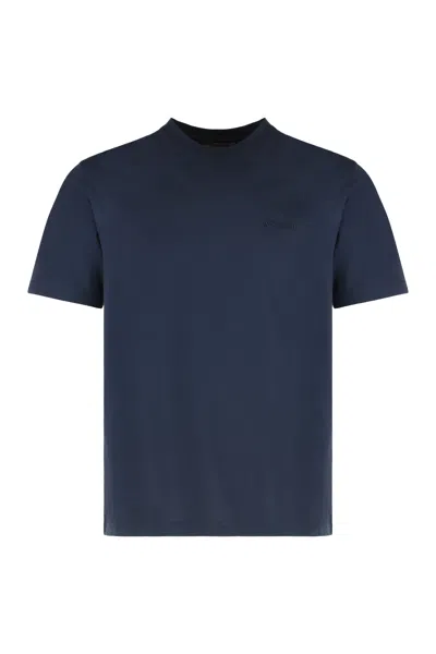 Woolrich Cotton Crew-neck T-shirt In Neutral