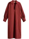 Woolrich Cotton Dress In Red