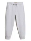 Woolrich Cotton Fleece Track Pants In Grey