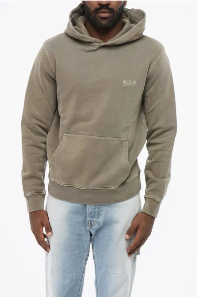 Woolrich Cotton Hoodie With Ton On Ton Logo