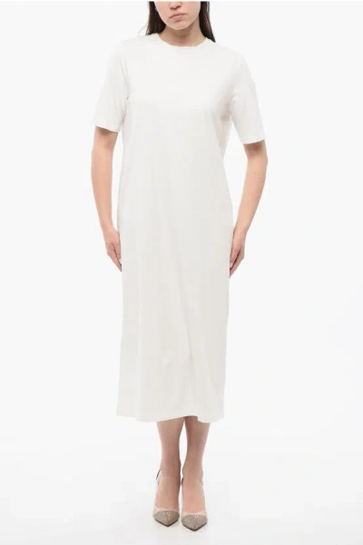 Woolrich Cotton Jersey Tee Dress In White